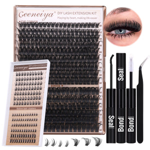 Geeneiya Fluffy lashes with Bottom B